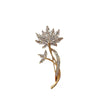 Alloy Flower Lotus Women's Brooch With Electroplating Design