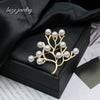 Alloy Flower Pattern Electroplated Fashion Brooch