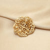 Alloy Flower Pattern Electroplated Women's Camellia Brooch Suit Accessories