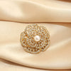 Alloy Flower Pattern Electroplated Women's Camellia Brooch Suit Accessories