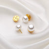 Alloy Flower Pattern Electroplated Women's Fashion Light Luxury Imitation Pearl Bow Brooch Suit Accessories