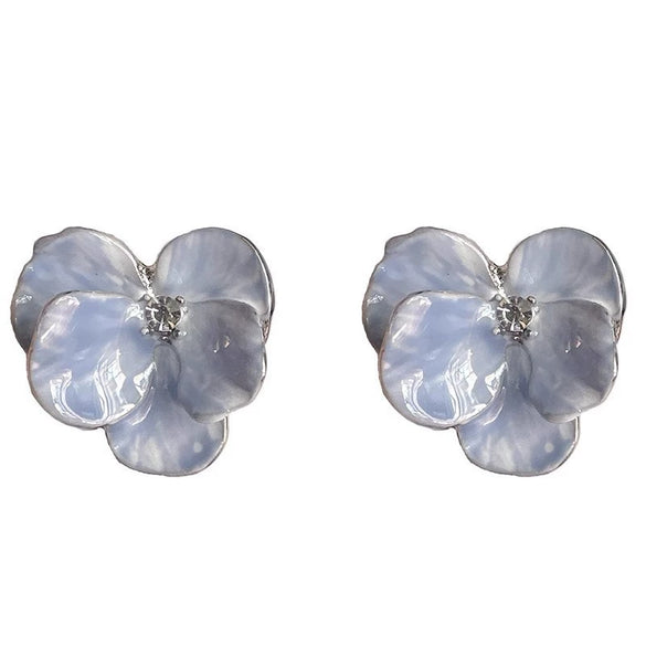 Alloy Flower Pattern Electroplated Women's Retro Style Earrings