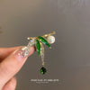 Alloy Flower Pattern Natural Style Women's Brooch With Electroplating Design