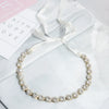 Alloy Flower Plaid Headband For Women Bridal And Daily Accessories