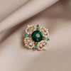 Alloy Flower Retro Antiexposure Electroplating Brooch For Women