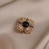 Alloy Flower Retro Antiexposure Electroplating Brooch For Women