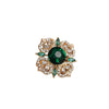 Alloy Flower Retro Antiexposure Electroplating Brooch For Women