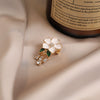 Alloy Flower Shape Electroplated Women's Minimalist Camellia Tassel Brooch Accessories