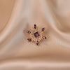 Alloy Flower Shape Electroplating Minimalist Women's Brooch