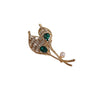Alloy Flower Shaped Minimalist Women's Rhinestone Brooch With Electroplating
