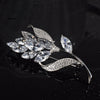 Alloy Flower Wheat Ear Water Drop Pearl Women's Brooch With Electroplating