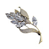 Alloy Flower Wheat Ear Water Drop Pearl Women's Brooch With Electroplating