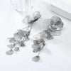 Alloy Flower Women's Light Luxury Multilayer Exaggerated Earrings With Electroplating