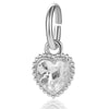Alloy Fourleaf Clover Hollow Pendant Jewelry Diy Accessories With Totem Pattern And Electroplating Treatment