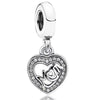 Alloy Fourleaf Clover Hollow Pendant Jewelry Diy Accessories With Totem Pattern And Electroplating Treatment
