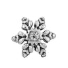 Alloy Fourleaf Clover Hollow Pendant Jewelry Diy Accessories With Totem Pattern And Electroplating Treatment