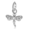 Alloy Fourleaf Clover Hollow Pendant Jewelry Diy Accessories With Totem Pattern And Electroplating Treatment