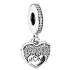 Alloy Fourleaf Clover Hollow Pendant Jewelry Diy Accessories With Totem Pattern And Electroplating Treatment