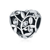 Alloy Fourleaf Clover Hollow Pendant Jewelry Diy Accessories With Totem Pattern And Electroplating Treatment