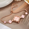 Alloy Fourleaf Clover Women's Bracelet Watch Light Luxury Fashion New Style