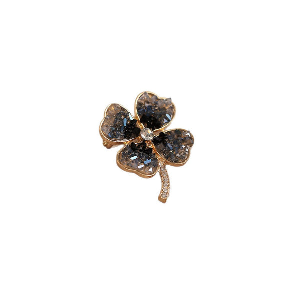Alloy Fourleaf Clover Women's Brooch With Original Design And Electroplating