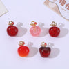 Alloy Fruit And Vegetable Threedimensional Microinlaid Oil Drop Pendant Diy Accessories For Earrings And Bracelets Sweet Style