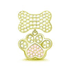 Alloy Fruit Beaded Cartoon Style Bracelet Necklace Accessories With Totem Pattern And Electroplating Process