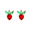 Alloy Fruit Earrings Electroplating Women's Fashion Creative