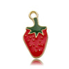Alloy Fruit Food Style Dripping Oil Small Pendant Diy Jewelry Accessories