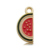 Alloy Fruit Food Style Dripping Oil Small Pendant Diy Jewelry Accessories