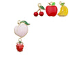 Alloy Fruit Food Style Dripping Oil Small Pendant Diy Jewelry Accessories