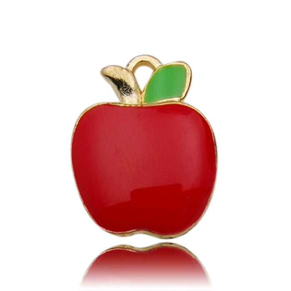 Alloy Fruit Food Style Dripping Oil Small Pendant Diy Jewelry Accessories