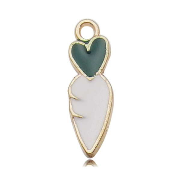 Alloy Fruit Food Style Dripping Oil Small Pendant Diy Jewelry Accessories