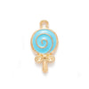 Alloy Fruit Food Style Oil Drop Return Pattern Jewelry Accessories Pendant Earrings Hair Accessories Key Chain Diy Material