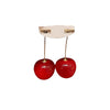 Alloy Fruit Geometric Diamond Encrusted Women's Earrings
