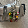 Alloy Fruit Series Bag Pendant With Heart Water Drop And Bell Patterns Retro Elegant Style Electroplated For Women