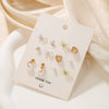 Alloy Fruit Shape Dripping Oil Design Women's Earrings Set