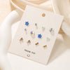 Alloy Fruit Shape Dripping Oil Design Women's Earrings Set