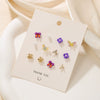 Alloy Fruit Shape Dripping Oil Design Women's Earrings Set