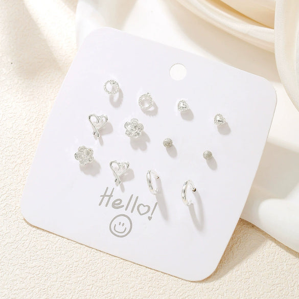 Alloy Fruit Shape Dripping Oil Design Women's Earrings Set
