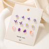 Alloy Fruit Shape Dripping Oil Design Women's Earrings Set