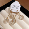 Alloy Fruit Shaped Diamond Set Women's Earrings