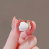 Alloy Fruit Shaped Electroplated Women's Brooch For Clothes Fixing