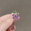 Alloy Fruit Shaped Electroplated Women's Fashion Brooch