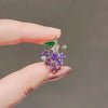Alloy Fruit Shaped Electroplated Women's Fashion Brooch