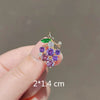 Alloy Fruit Shaped Electroplated Women's Fashion Brooch