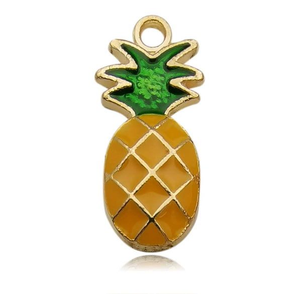 Alloy Fruit Style Dripping Oil Pendant Jewelry Accessories