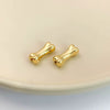 Alloy Fun Bone Beads Electroplated Ins Style Diy Accessories For Jewelry Making