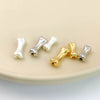 Alloy Fun Bone Beads Electroplated Ins Style Diy Accessories For Jewelry Making