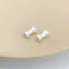 Alloy Fun Bone Beads Electroplated Ins Style Diy Accessories For Jewelry Making